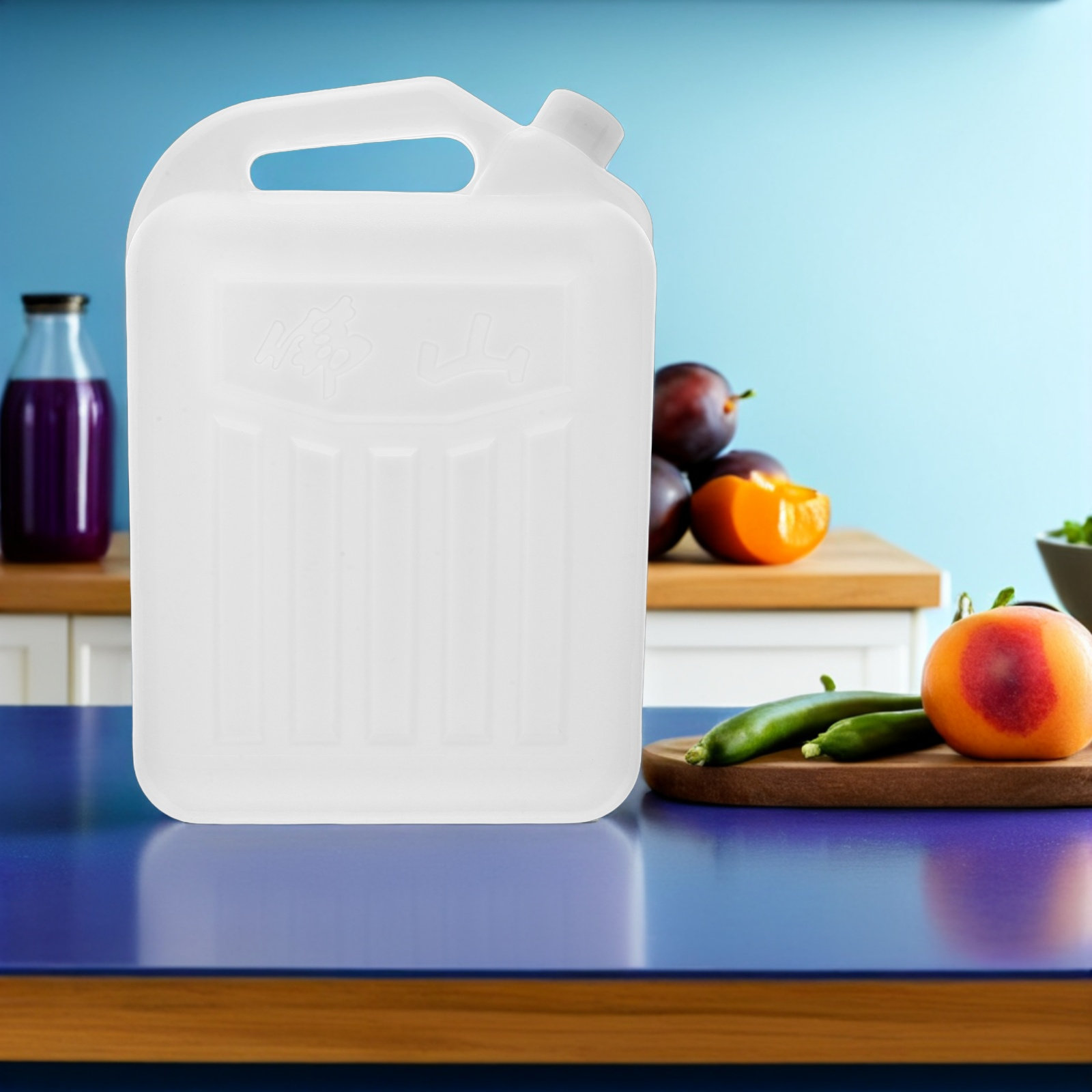 Food Storage Containers - Lebensmittelechter Kunststoff-Krug mit Großer Öffnung, Auslaufsicherem