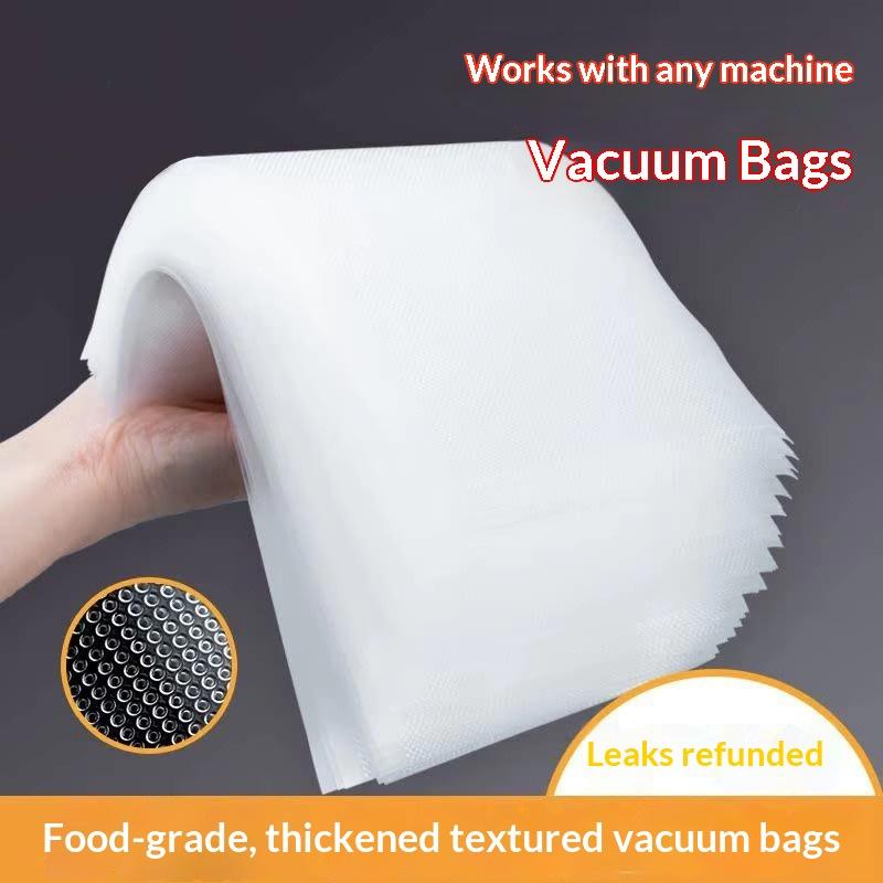 Food Storage Bag - 100 Stück BPA-freie Vakuumierbeutel, wiederverwendbare, auslaufsichere